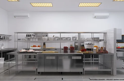 desain kerja dapur kolektif