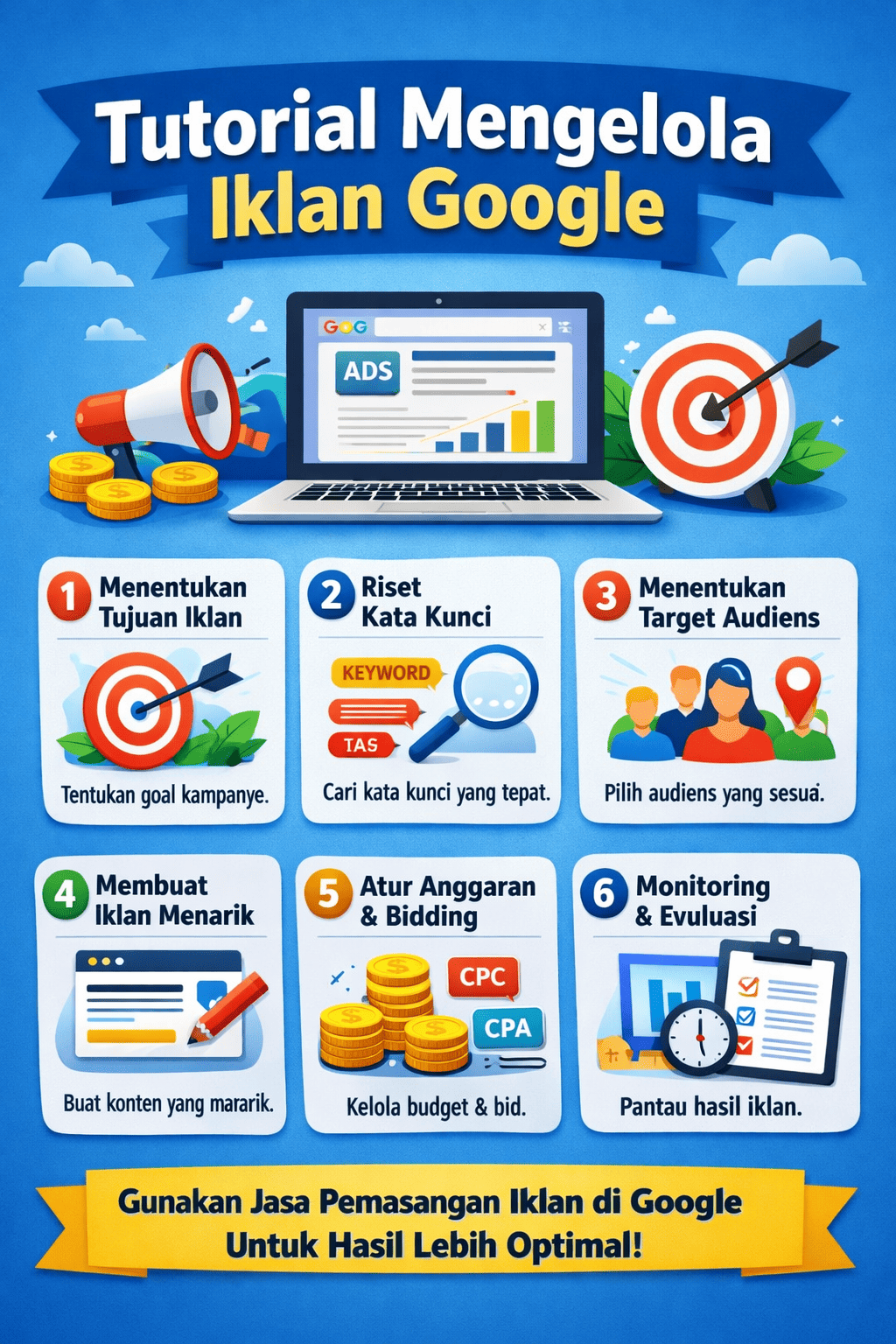 tutorial mengelola iklan Google