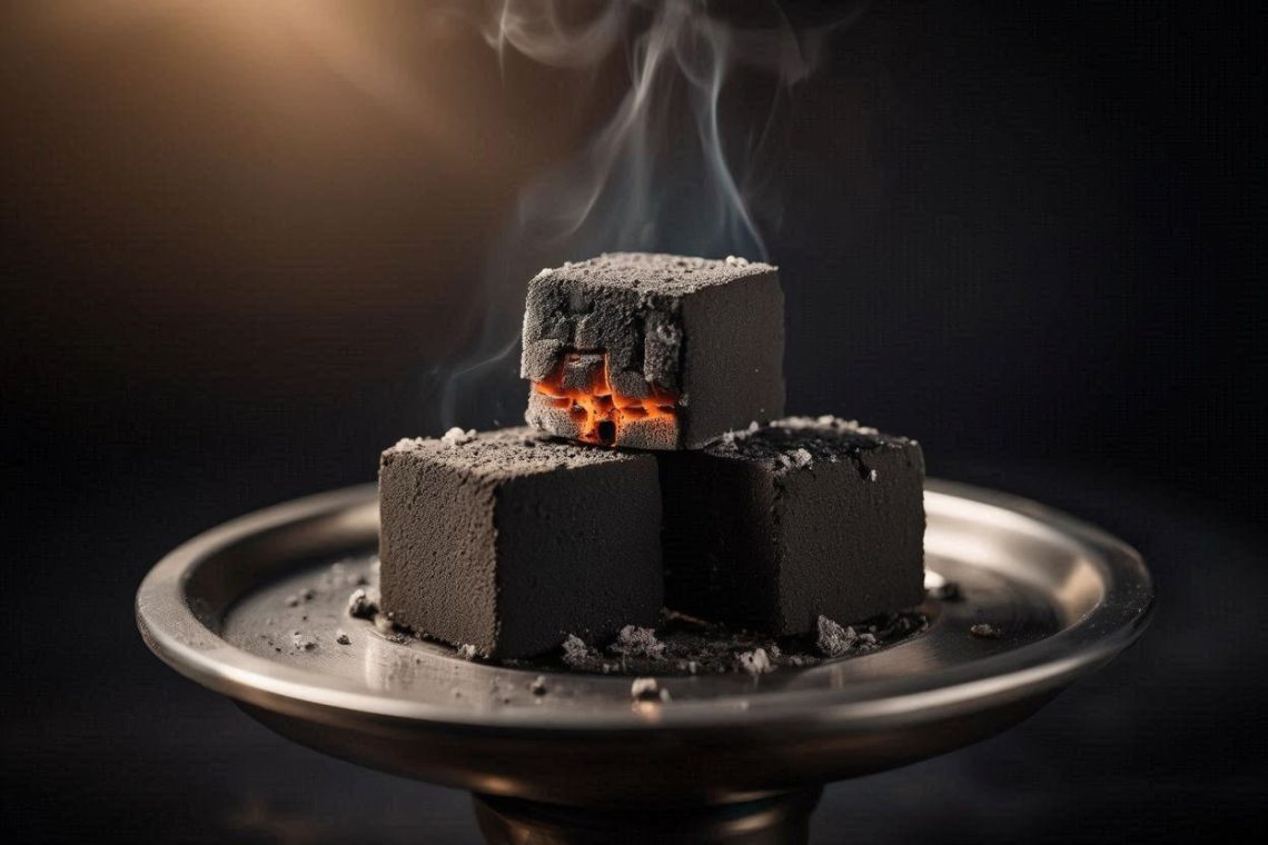 فحم شيشه جوز الهند احتراق نظيف