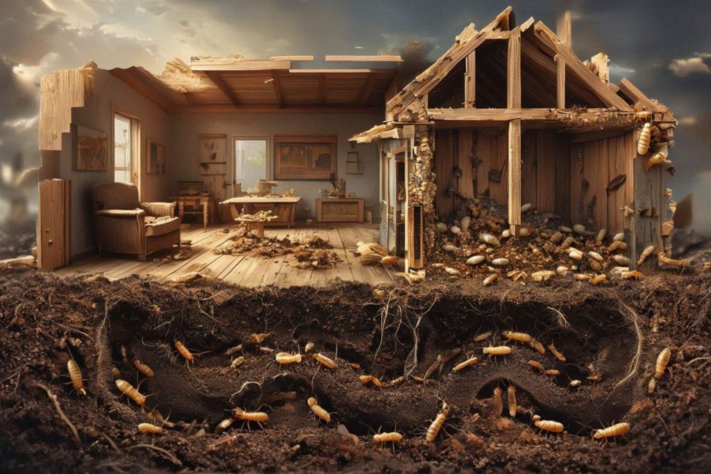 rayap menyerang rumah