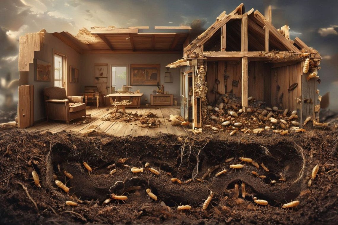 rayap menyerang rumah