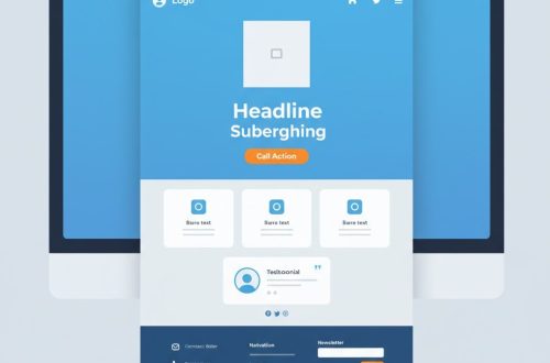 susunan halaman landing page optimal