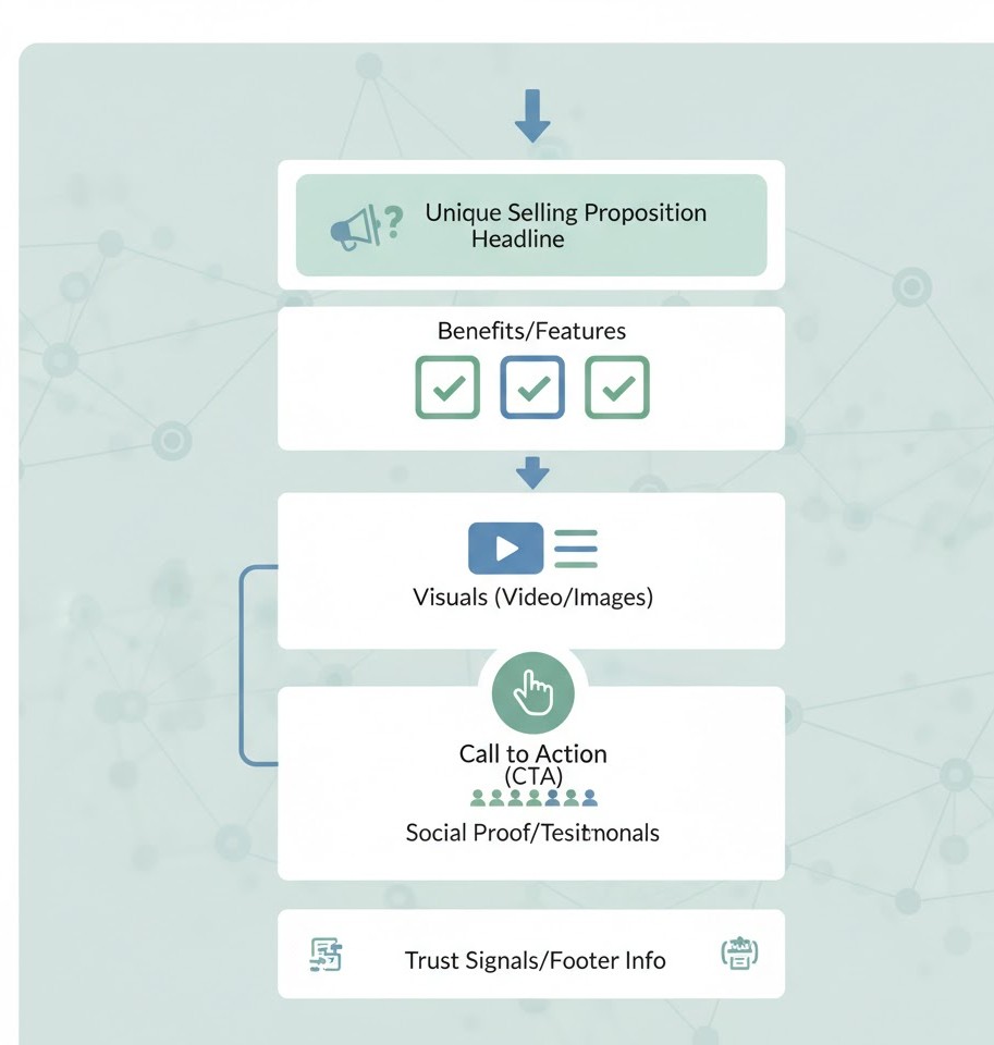 urutan landing page yang benar
