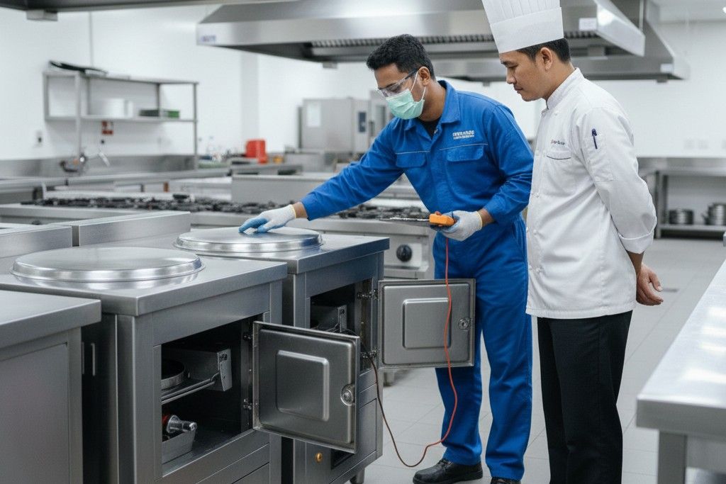 kerusakan alat kukus