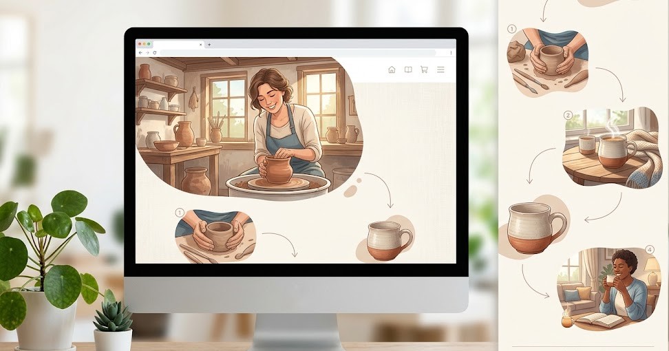 contoh storytelling landing page