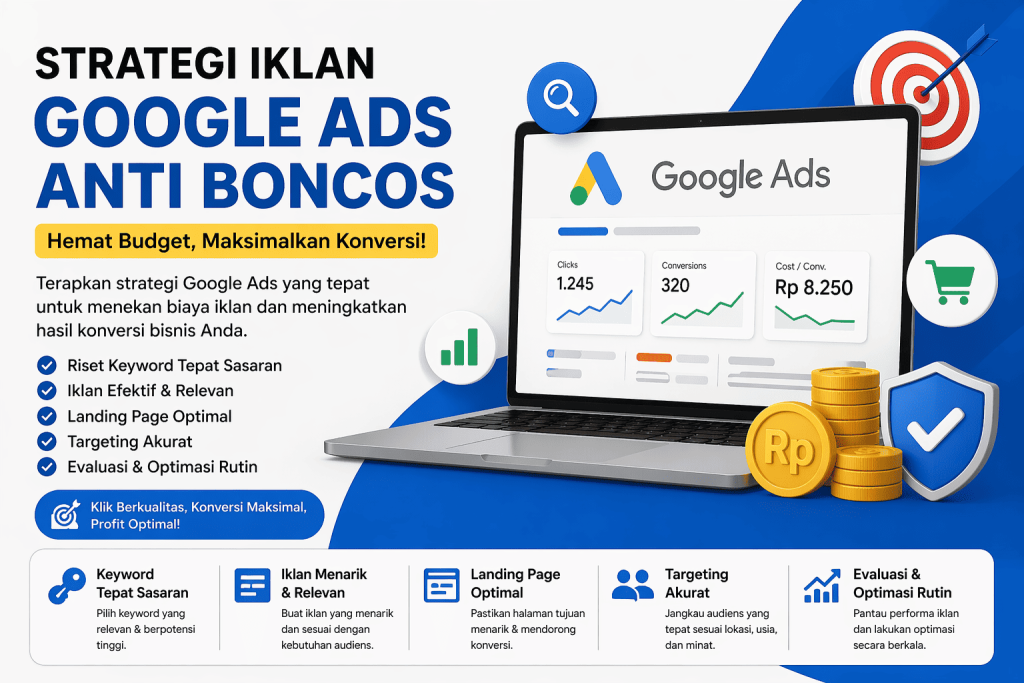 Strategi Iklan Google Ads Anti Boncos