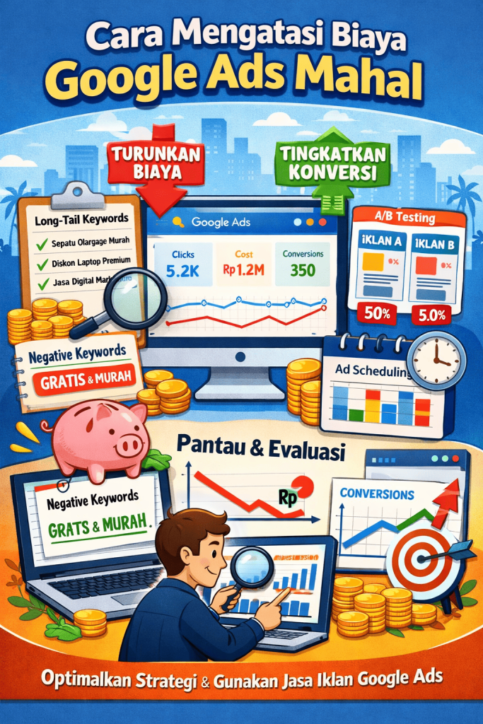 Cara Mengatasi Biaya Google Ads Mahal