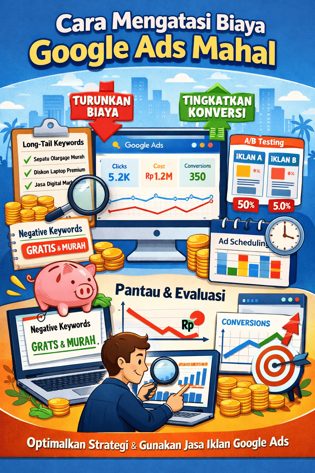 Cara Mengatasi Biaya Google Ads Mahal