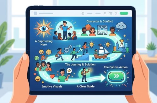tips storytelling landing page