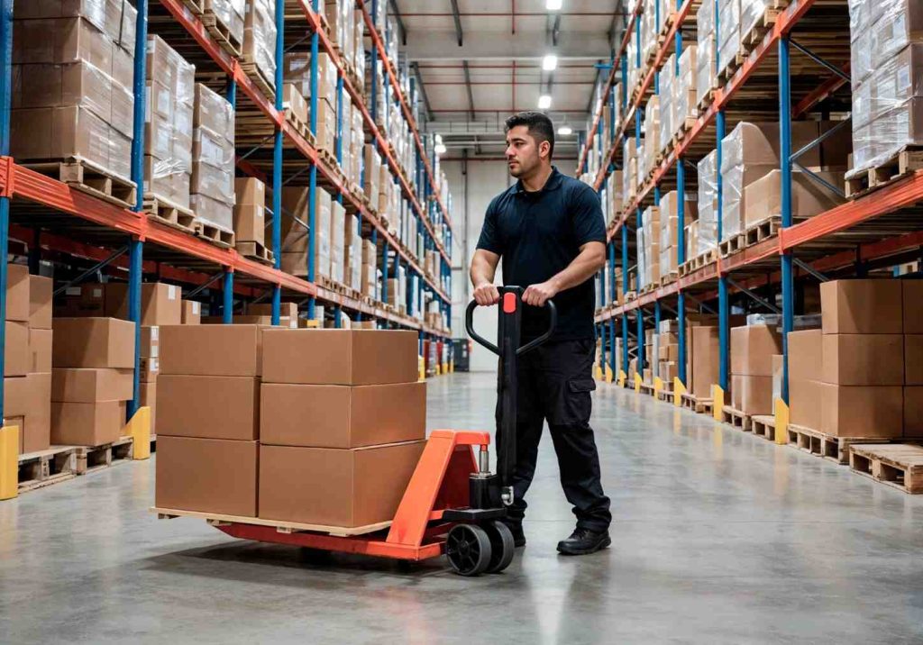 hand pallet untuk bongkar muat barang